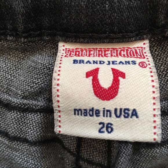 True Religion Julie Black Faded Skinny Jeans - Picture 5 of 6